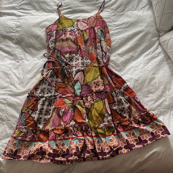 Sundress with string belt from Anthropologie - Picture 1 of 7